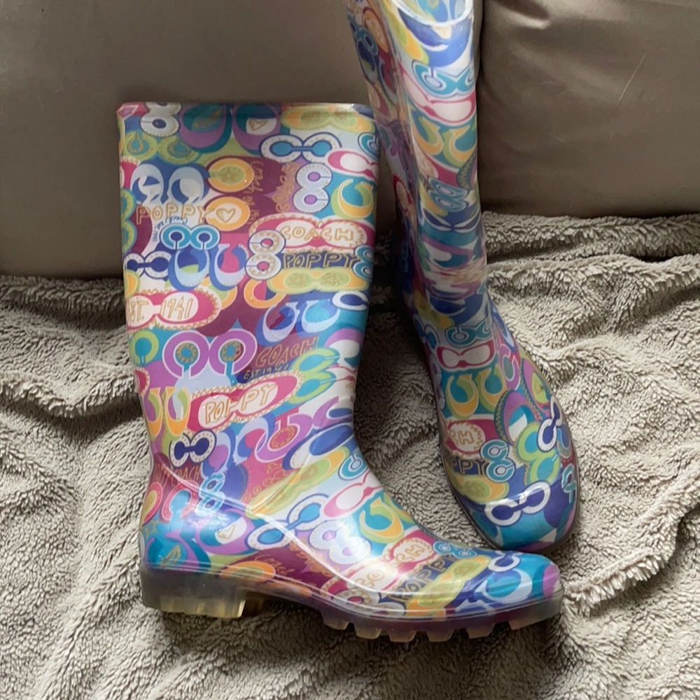 Womens Coach Poppy Rainboots